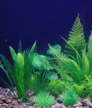 Kunstplanten Aquarium Set - Levendige Decoratie voor Vissenkom en Waterplanten
