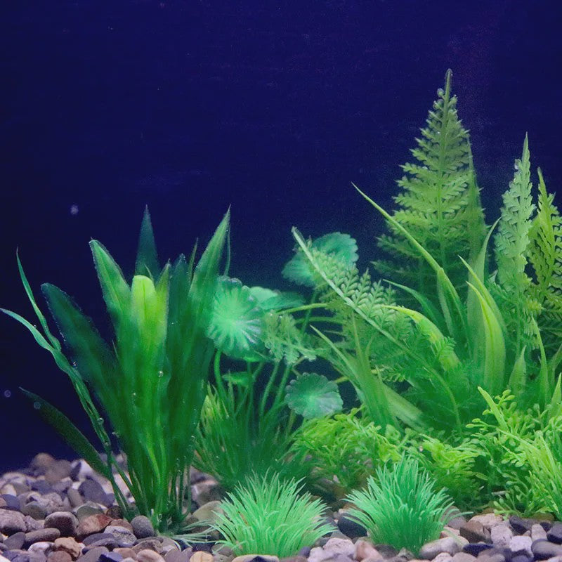 Kunstplanten Aquarium Set - Levendige Decoratie voor Vissenkom en Waterplanten