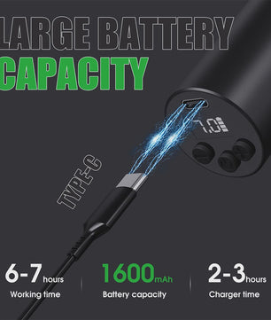 Dragonhawk A1 Draadloze Tattoopen Kit - Dual Modes, 1600mAh Batterij, 3.5mm Slag