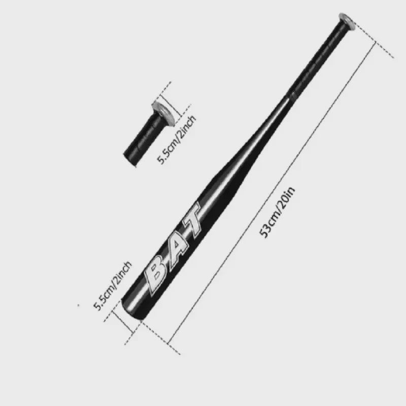 20-inch Aluminium Baseball Bat Set met Softbal Handschoenen - Complete Outdoor Sportuitrusting