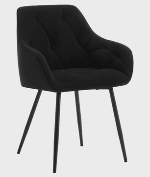 Gestoffeerde Eetkamerstoelen met Armleuningen - Set van 2 - Comfortabel & Stijlvol