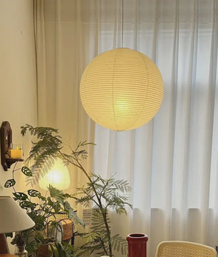 Washi Papier Hanglamp - Sfeervolle Plafondlamp voor Woonkamer & Slaapkamer