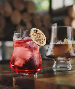 Set van 4 Kristallen Whiskey Proefglazen - 270ml Loodvrij Glaswerk