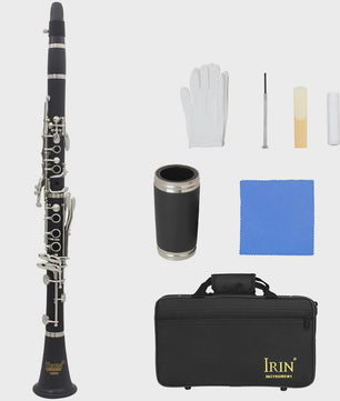 Bb Klarinet 17 Toetsen Zwart Bakeliet Houtblazer Muziekinstrument Set