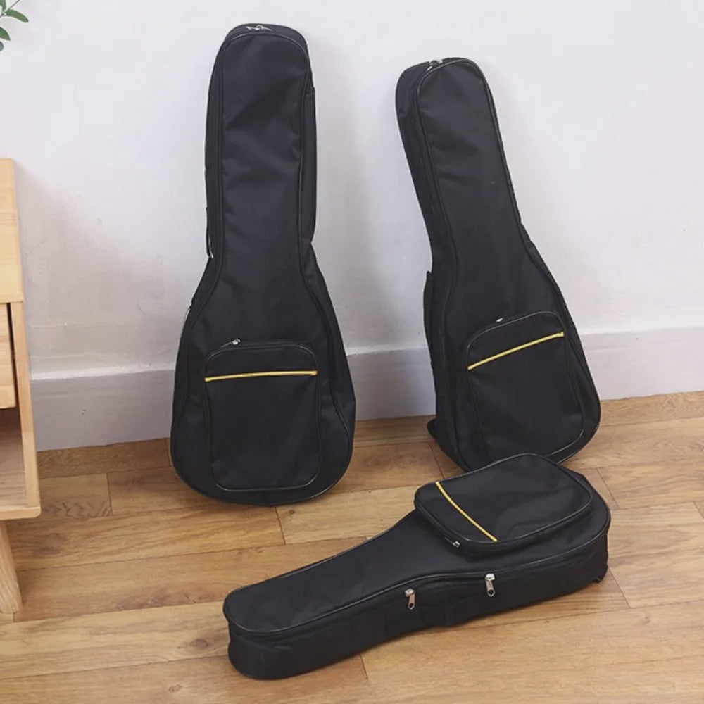 Gewatteerde Ukulele Tas met Dubbele Banden - 21, 23, 26 Inch