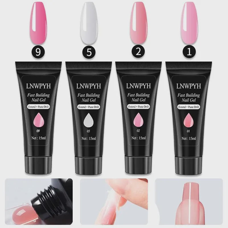 Complete Gel Nagellak Set met UV Lamp & Elektrische Vijl