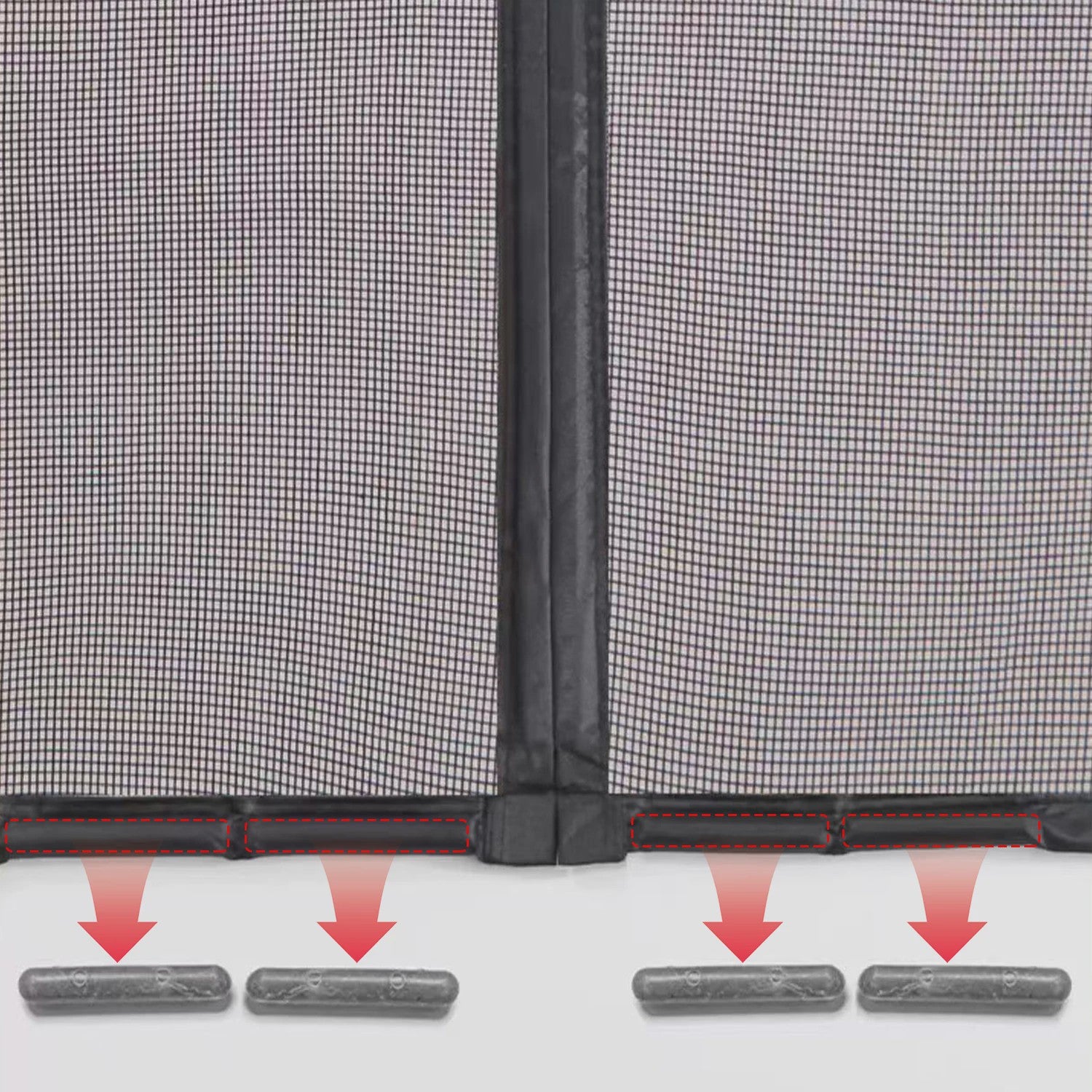 Magnetisch Horndeur Gordijn - Handsfree, Insectenwerend, Kind- & Huisdiervriendelijk, Zelfsluitend, Geen Boren Nodig