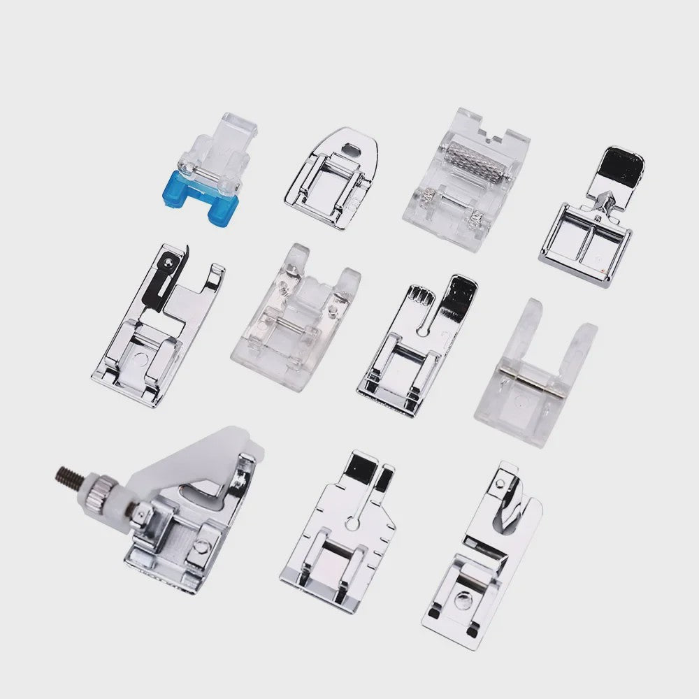 Uitgebreide Set Naaimachine Voetjes (11-82 Stuks) - Multifunctioneel voor Diverse Stijlen