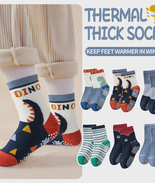 12 Paar Babysokken Jongens met Antislip - Katoen, Zacht & Veilig