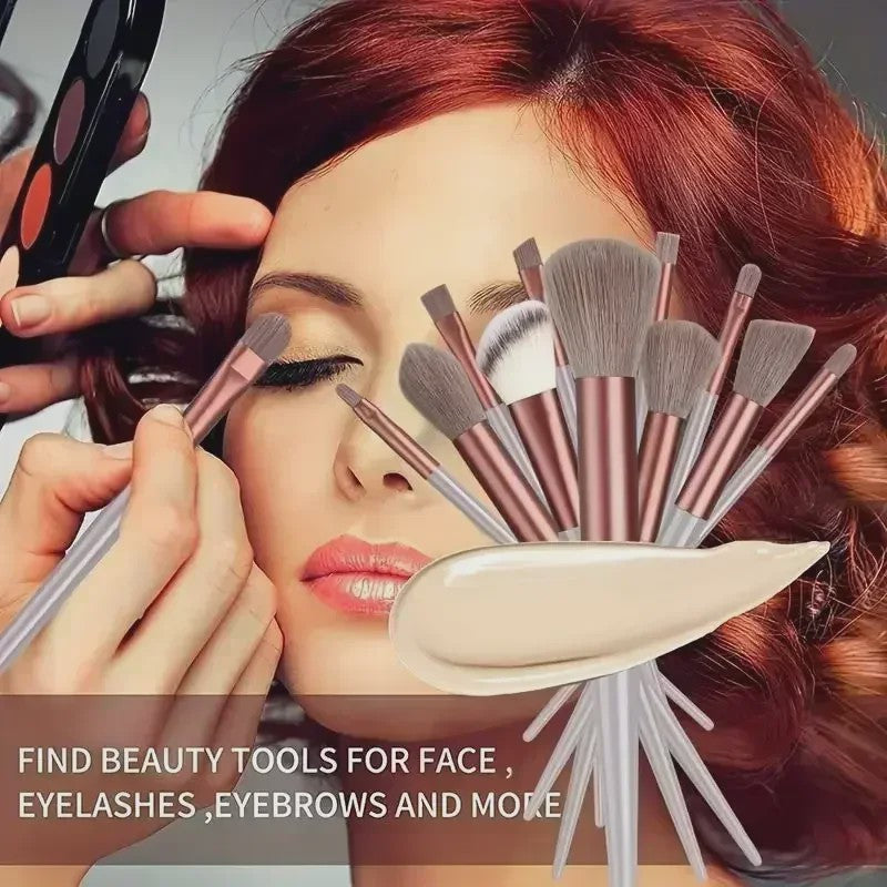 Professionele Make-up Kwasten Set: Zachte Kabuki & Blending Penselen voor Foundation, Poeder, Oogschaduw - Beauty Tools Kit