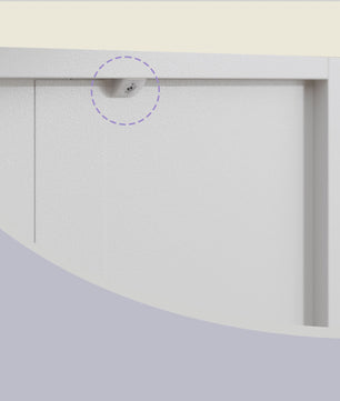 Stijlvolle Open 6-Laags Boekenkast - 40x24x178.5 cm