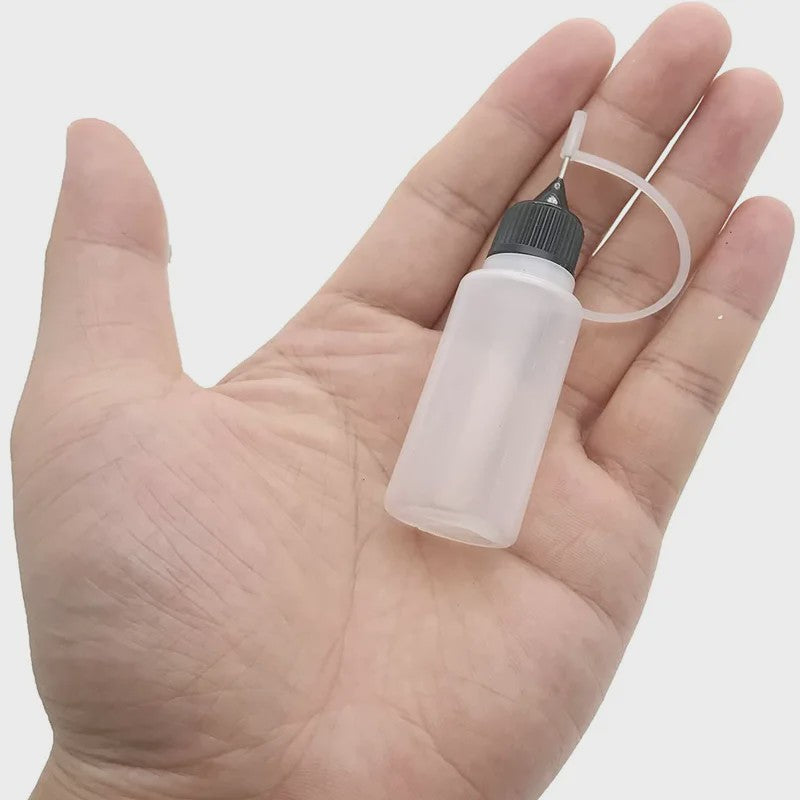 Set van 5x 30ml Precisie Doseerflesjes met Naaldpunt - Ideaal voor Klei, Verf en Lijm
