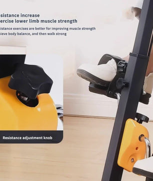 Compacte Hometrainer Fiets & Stepper met Handgreep - Revalidatie & Fitness