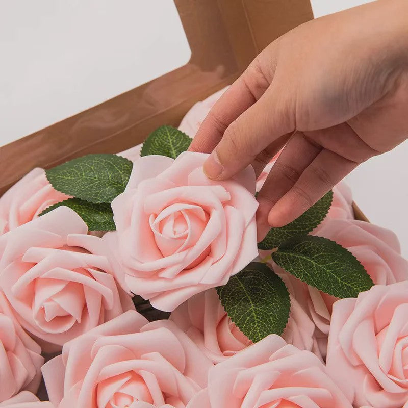 Kunst Rozen Foam - Set van 10 tot 100 Stuks - Decoratie Bruiloft, Feest & Cadeau