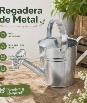 Vintage Gietijzeren Gieter - 2.3L & 5L - Roestvrij & Stijlvol voor Binnen & Buiten Tuinplanten