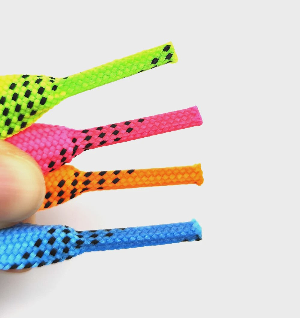 Gewaxt IJshockey Veters - Dubbele Laag Vlechtwerk & Versterkte Tips - Diverse Lengtes (84-120 inch)