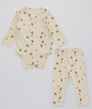 Babykleding Set: Romper met Lange Mouw & Broekje - Herfst/Winter Collectie