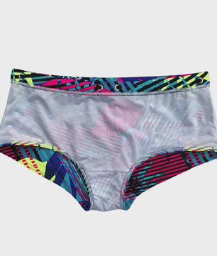 Herenshorts Zwembroek met Bladprint - Braziliaanse Snit - Sneldrogend