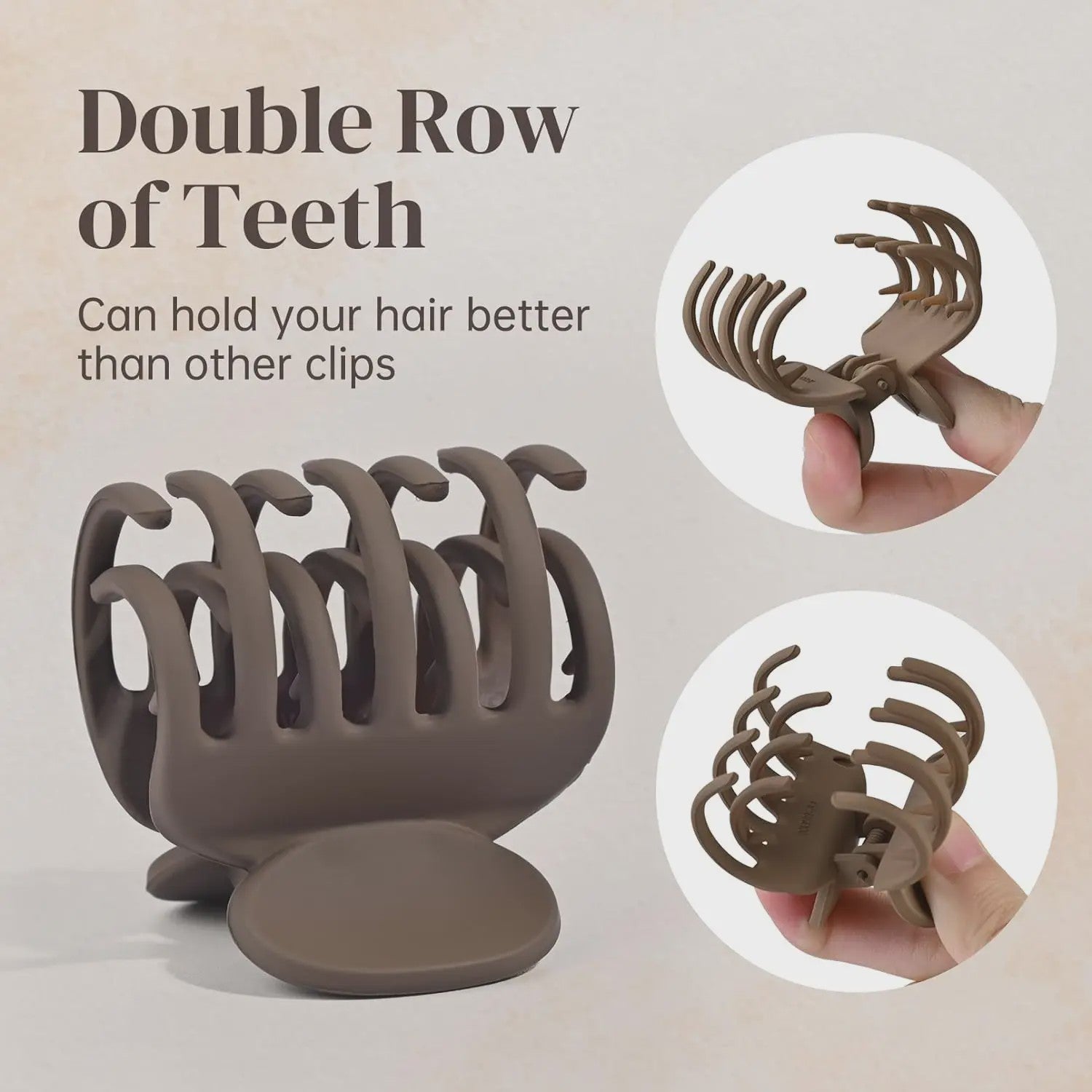Set van 3 of 12 Matte Mini Klipjes voor Dun Haar - 4 cm - Antislip Haaraccessoires