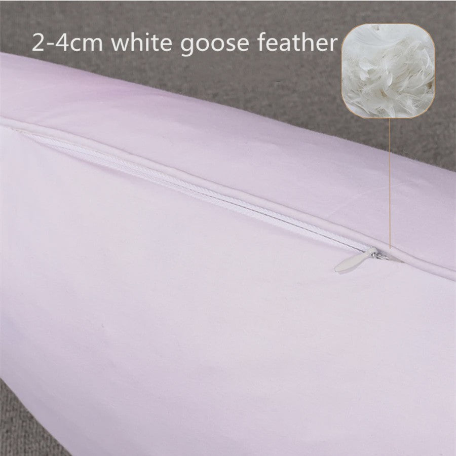 Luxe 100% Witte Ganzendons Kussen - Hotelkwaliteit & Orthopedisch Comfort