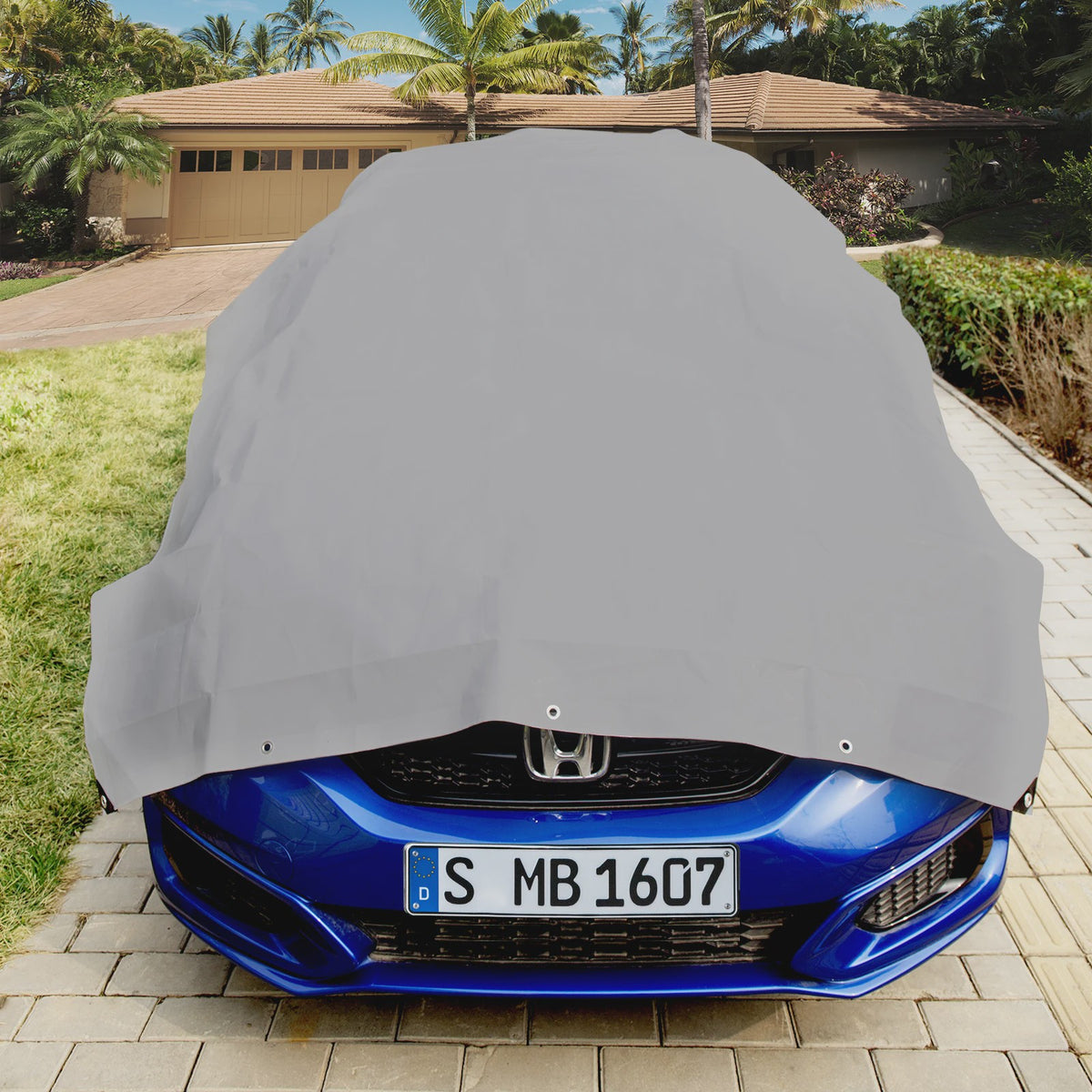 Waterdicht Zwaar Afdekzeil - UV & Weerbestendig met Metalen Oogjes voor Auto, Tuin & Meer