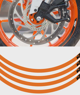 KTM Duke Velgstickers - Decoratieve Vinyl Decals voor Duke 125, 390, 690, 790