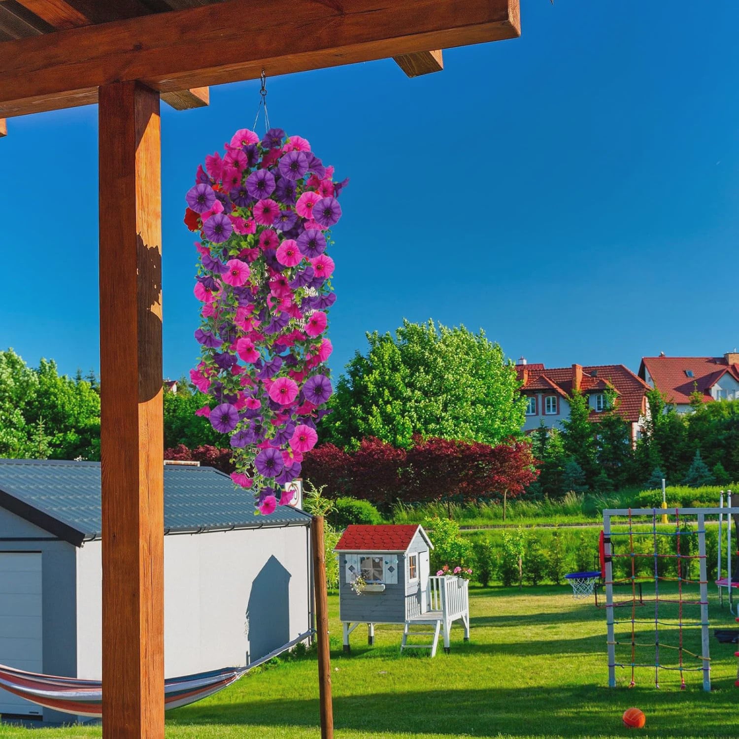 Hangende Kunstbloemen Slanke Klimop - Ochtendgloren Bloemen voor Decoratie