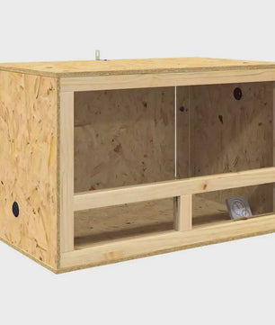 OSB Terrarium 80x50x50 cm voor Reptielen & Knaagdieren - Inclusief Thermometer
