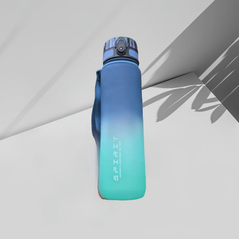 Grote Sport Waterfles (500ML/1000ML) - Lekvrij & Motiverend voor Gym & Outdoor