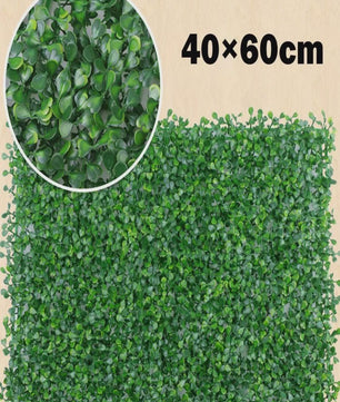 Kunstplant Muur 40x60cm - Realistische Groene Bladpanelen voor Tuin & Decoratie