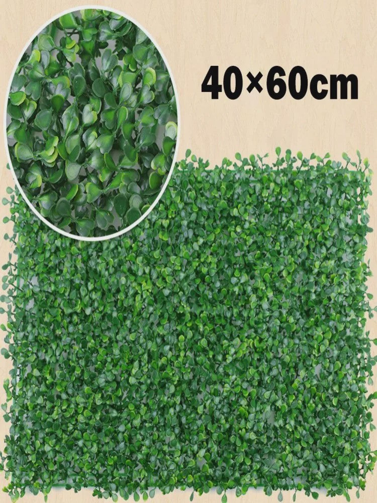 Kunstplant Muur 40x60cm - Realistische Groene Bladpanelen voor Tuin & Decoratie