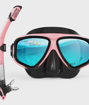 COPOZZ Professioneel Duikmasker & Snorkelset - Anti-condens, Gehard Glas