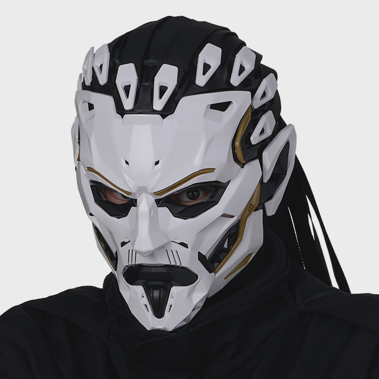 Futuristische Punk Cosplay Masker - Halloween & Feest Accessoire