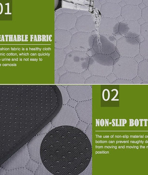 Herbruikbare Waterdichte Hondentoiletmat - Wasbaar & Antislip voor Puppy's en Oudere Honden