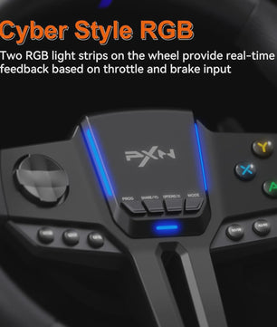PXN V900 Gen2 Racing Wheel met Hall Pedalen - PC, Xbox, PS4, PS3, Switch