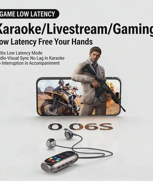 Clip-on Bluetooth Oordopjes met Microfoon & TF-kaart - Draadloze Gaming & Karaoke Headset