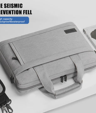 Waterdichte Laptoptas 13-17.3 Inch met Schouderband & Handvat - Bescherming & Opbergruimte
