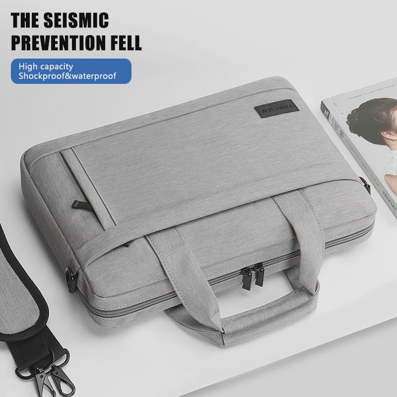 Waterdichte Laptoptas 13-17.3 Inch met Schouderband & Handvat - Bescherming & Opbergruimte