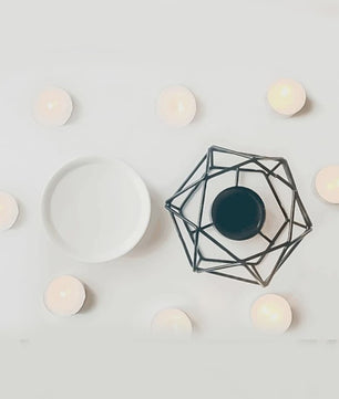 Geometrische Oliebrander voor Wax Melts & Etherische Oliën