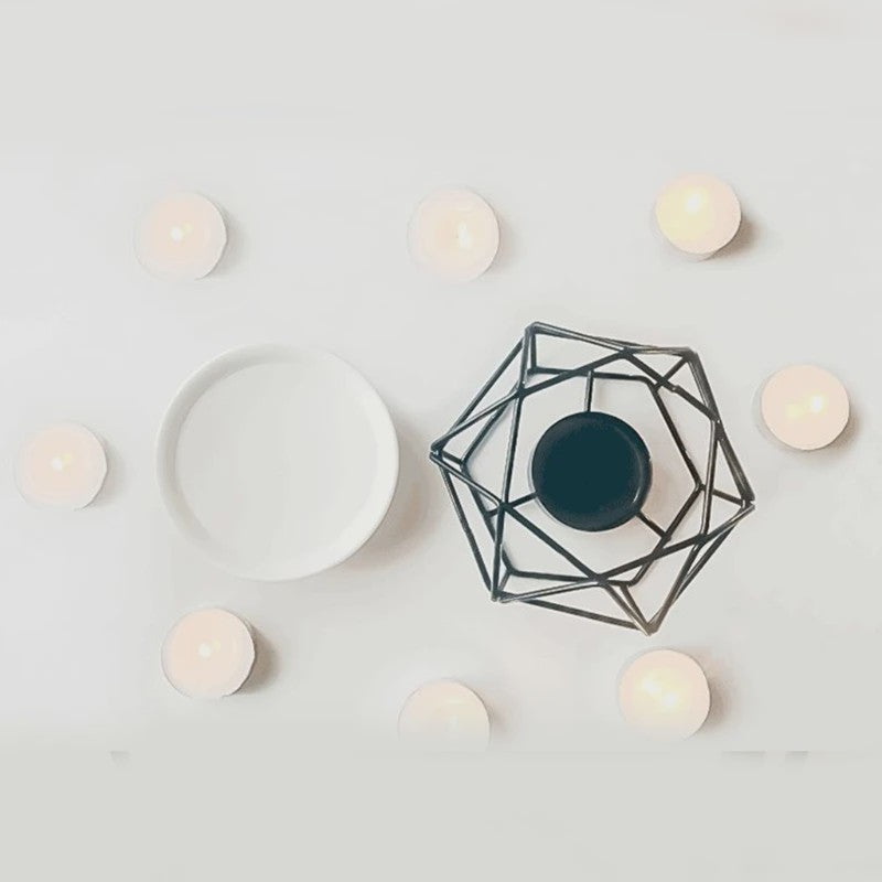 Geometrische Oliebrander voor Wax Melts & Etherische Oliën