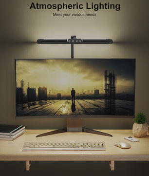 LED Bureaulamp met Klem - Flexibele Architect Lamp voor Kantoor met Sfeerverlichting & Automatisch Dimmen (24W)