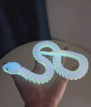 Flexibele Cobra Slang & Ei Statue - 3D Geprint Decoratie Ornament