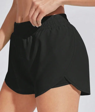 Dames Yoga & Fitness Shorts: Elastische Running Workout Leggings voor Sport & Gym