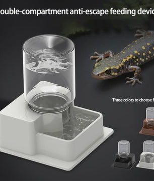 Automatische Reptielen Voerbak & Waterdispenser - Zelfvoorzienend en Afneembaar