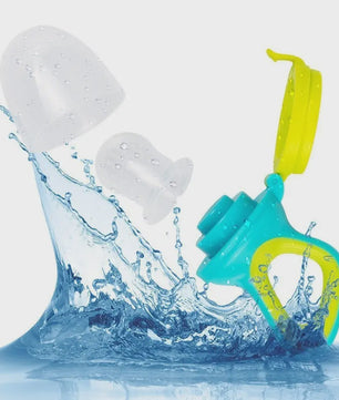 Baby Voeding Set: Silicone Fruit Speen & Lepel Flesje voor Baby's en Peuters