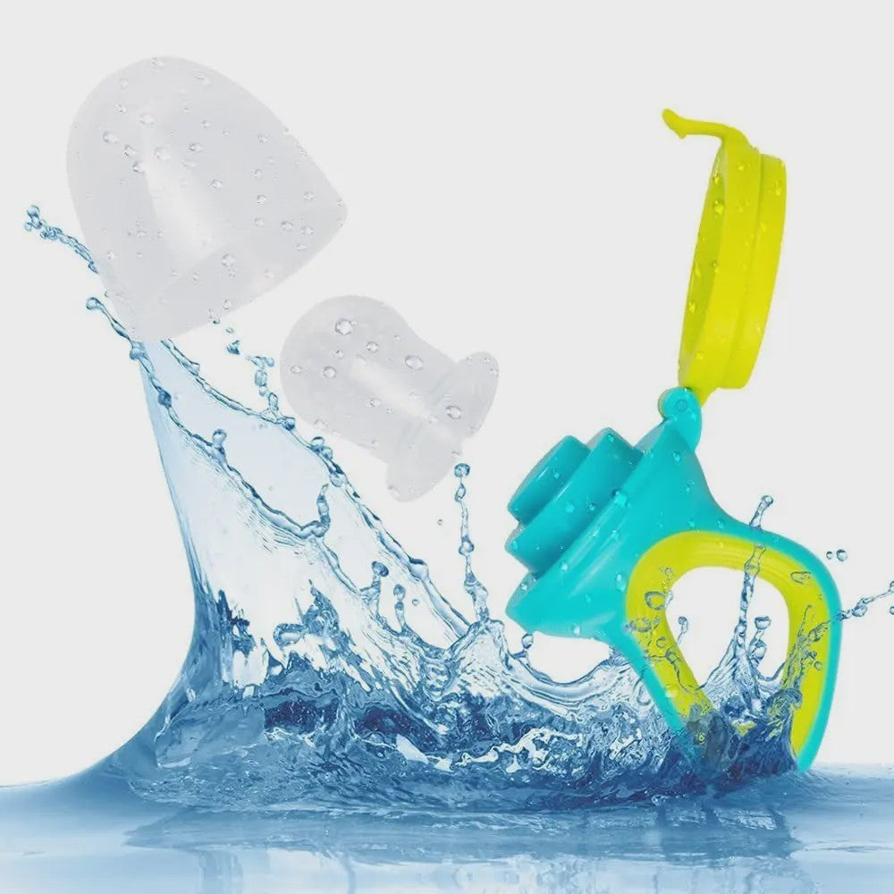 Baby Voeding Set: Silicone Fruit Speen & Lepel Flesje voor Baby's en Peuters