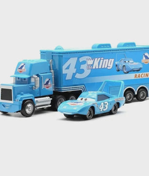 Disney Pixar Cars Vrachtwagen & Auto Set: Lightning McQueen, Mack & Meer