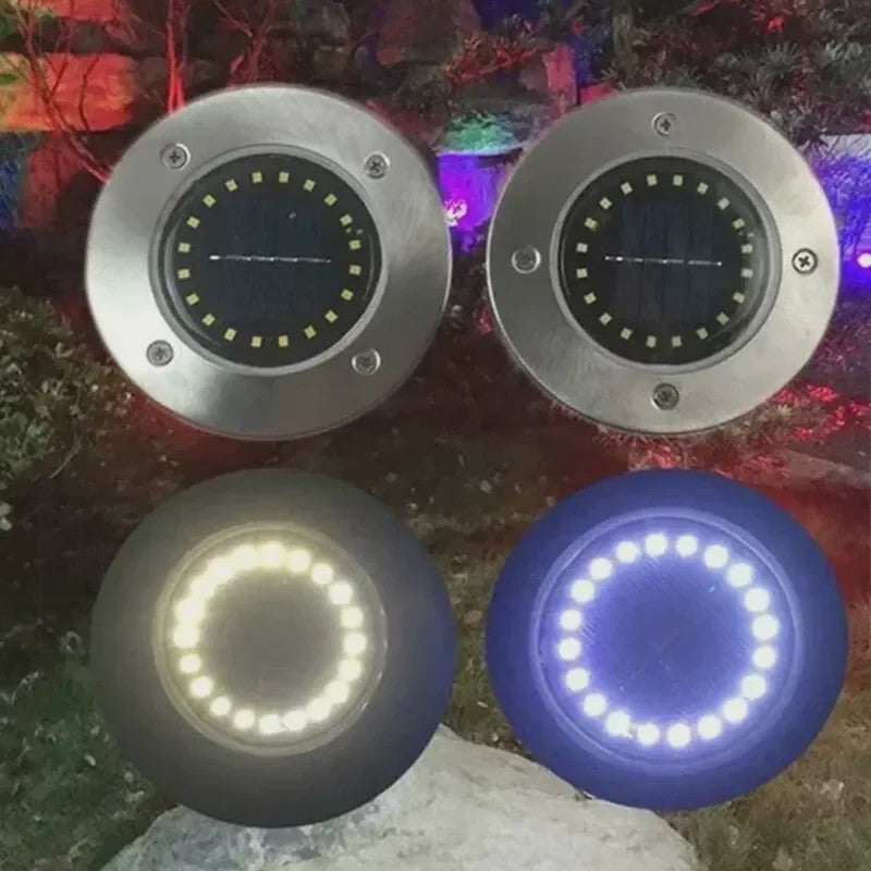 4x Solar Grondspots LED - Waterdichte Buitenverlichting voor Tuin, Terras & Oprit