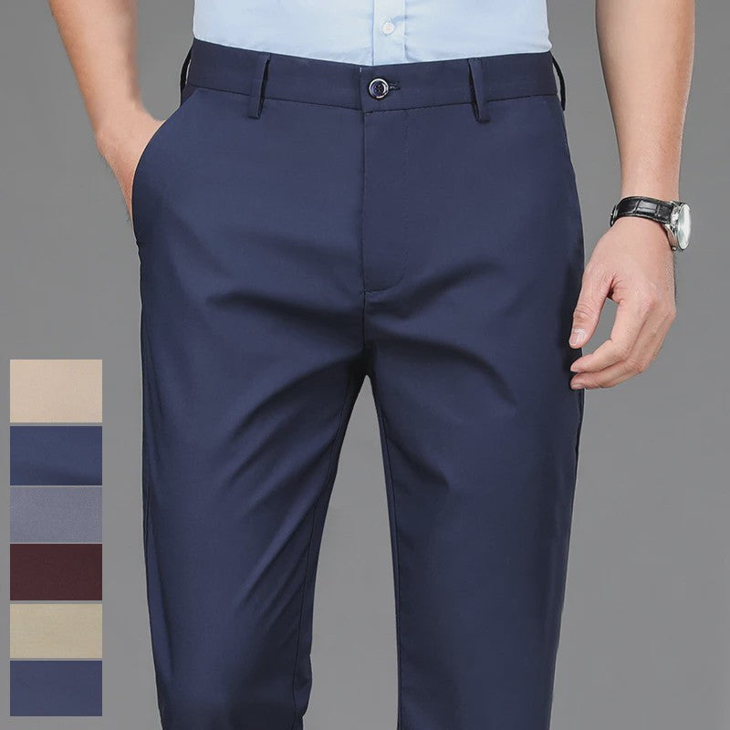 Herfst/Lente Heren Stretch Pantalon - Smart Casual & Office Broek - Sneldrogend