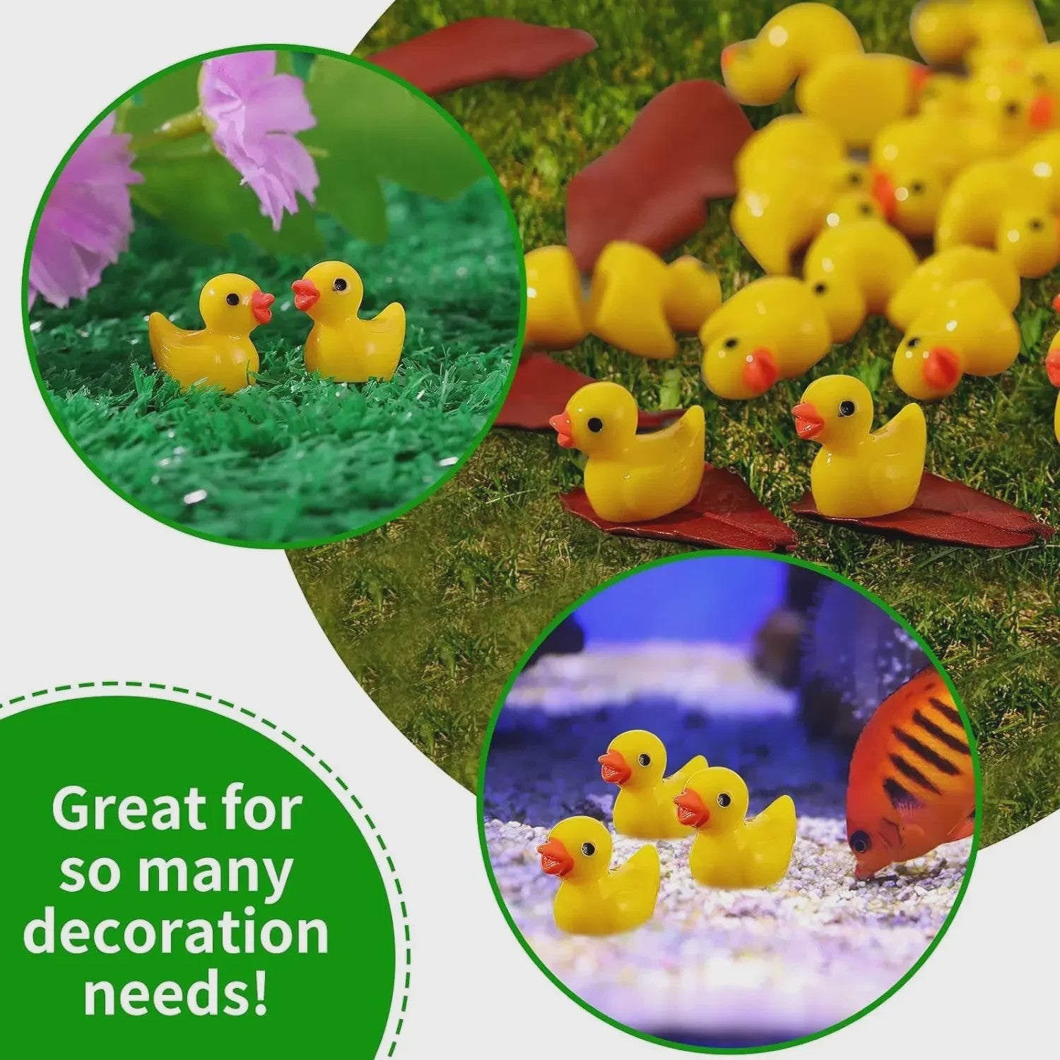 Set Mini Resin Eendjes - 100 of 200 Stuks - Decoratie, Knutselen & Feestjes